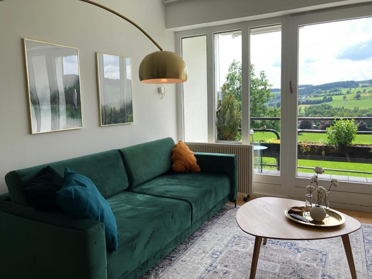 Hillside Apartment - Cosy Vacation Home With A View Winterberg Bagian luar foto